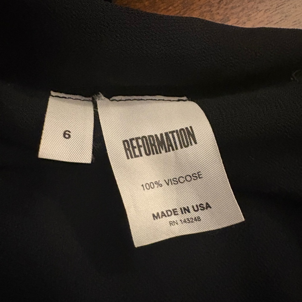Reformation Black Miri Jumpsuit 6 - $248 - Picture 6 of 7